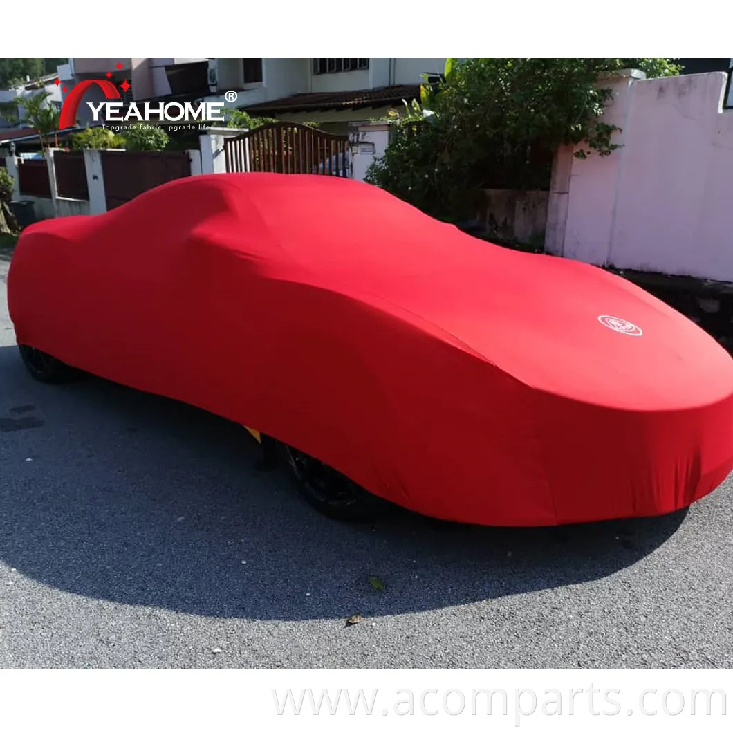 Customized Logo Printing Indoor Car Cover Breathable Car Decoration